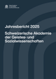 Cover des Jahresberichts 2025 der SAGW
