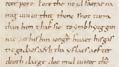 Bede's Death Song (St. Gallen, Stiftsbibliothek, Cod. Sang. 254, p. 253)