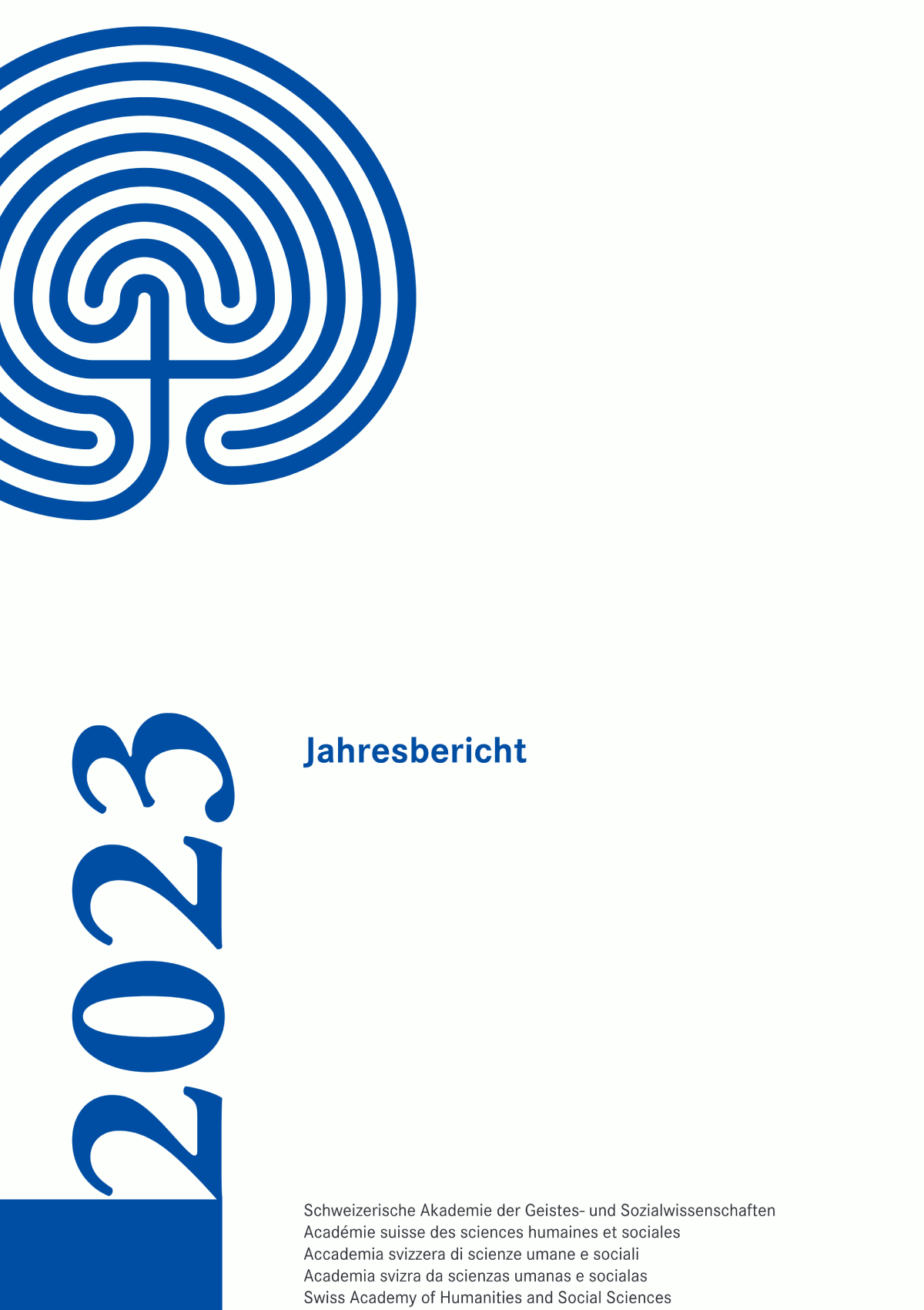 Sagw Jahresbericht 2023 der SAGW